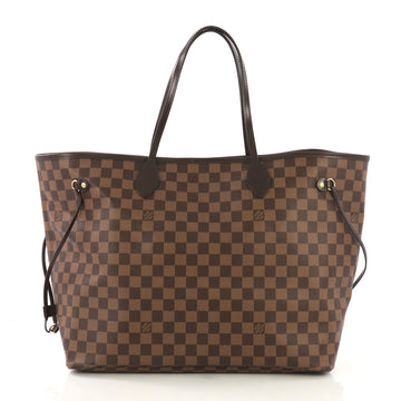 Louis Vuitton Neverfull NM Tote Damier GM Brown 406061