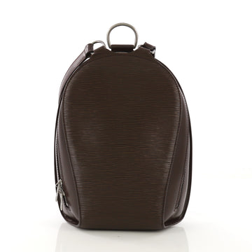Louis Vuitton Mabillon Backpack Epi Leather Brown 406271