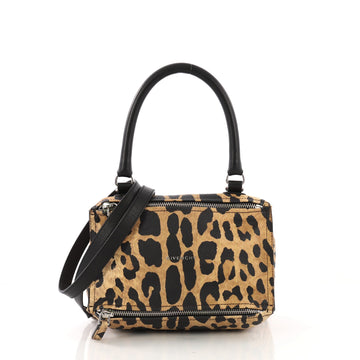 Givenchy Pandora Bag Printed Leather Small Brown 4064003