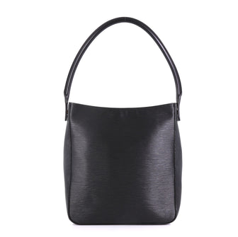 Louis Vuitton Looping Handbag Epi Leather GM Black