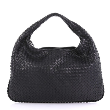 Bottega Veneta Veneta Hobo Intrecciato Nappa Large Black 4067523