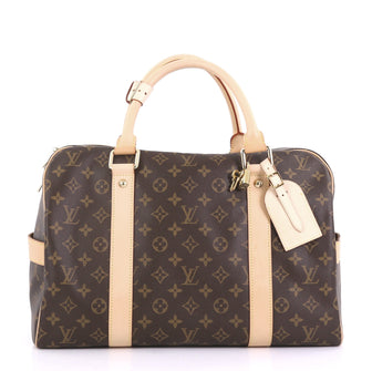Louis Vuitton Carryall Handbag Monogram Canvas Brown