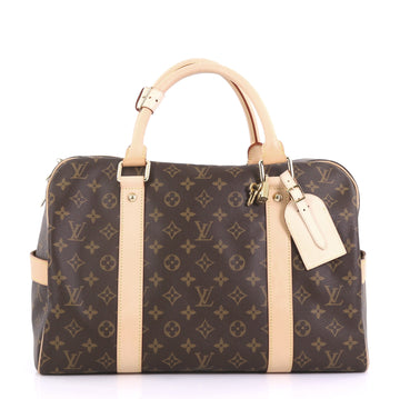 Louis Vuitton Carryall Handbag Monogram Canvas Brown