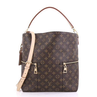 Louis Vuitton Melie Handbag Monogram Canvas Brown