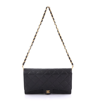 Chanel Model: Classic Wallet on Chain Quilted Caviar Black 40690/14
