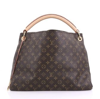 Louis Vuitton Artsy Handbag Monogram Canvas MM Brown 406904