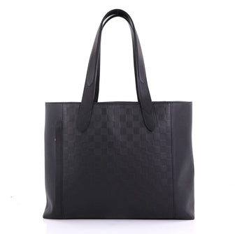Louis Vuitton Cabas Voyage Damier Infini Leather Black 406908