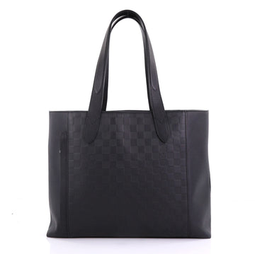 Louis Vuitton Cabas Voyage Damier Infini Leather Black 406908