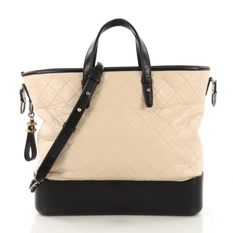 Chanel Gabrielle Shopping Tote Quilted Calfskin Large 406962