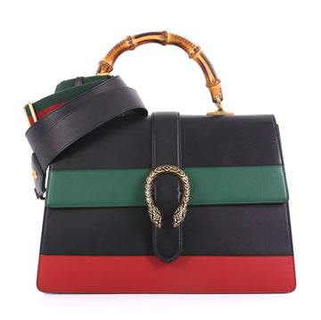 Gucci Dionysus Bamboo Top Handle Bag Colorblock Leather 4070817