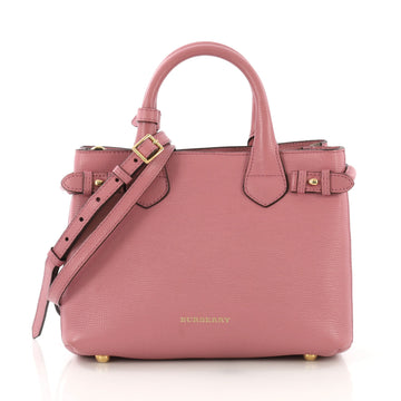Burberry Banner Convertible Tote Leather and House Check 407175