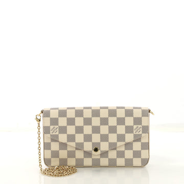 Louis Vuitton Felicie Pochette Damier Neutral 407381