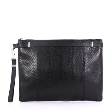 Balenciaga Phileas Portfolio Python Large Black 40745/2