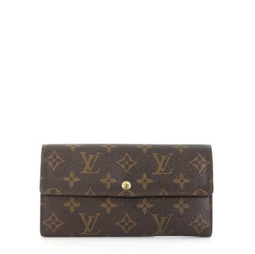 Louis Vuitton Sarah Wallet Monogram Canvas Brown 407565