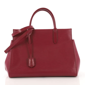 Louis Vuitton Marly Handbag Epi Leather MM Pink 407861