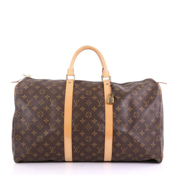 Louis Vuitton Keepall Bag Monogram Canvas 50