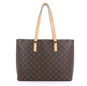 Louis Vuitton Luco Handbag Monogram Canvas Brown 407865