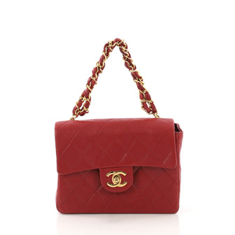 Chanel Vintage Square Chain Handle Flap Bag Quilted 4079910