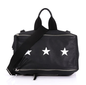 Givenchy Pandora Messenger Bag Printed Leather Large Black  40799/113