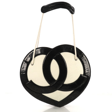 Chanel Vintage CC Logo Heart Shoulder Bag Terry Cloth and 4079953
