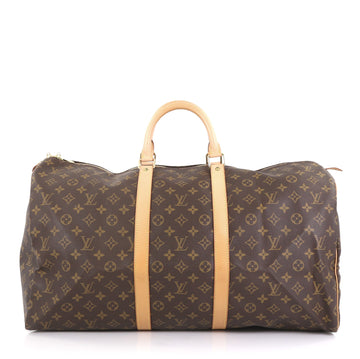Louis Vuitton Keepall Bag Monogram Canvas 55 Brown 4079959