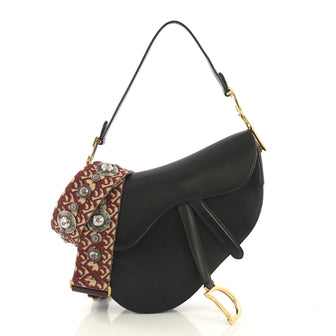 Saddle Handbag Leather Medium