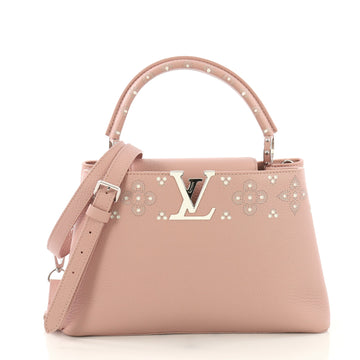Louis Vuitton Capucines Handbag Limited Edition Sweet Brogues Leather PM