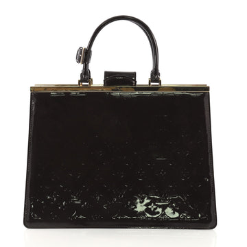 Louis Vuitton Deesse Handbag Monogram Vernis GM Purple