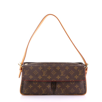 Louis Vuitton Viva Cite Handbag Monogram Canvas MM