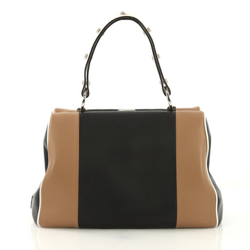 Prada Baiadera Frame Bag Calfskin Small Black 4080831