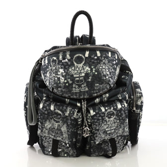 Chanel Astronaut Essentials Backpack Sequin Embellished 4080832