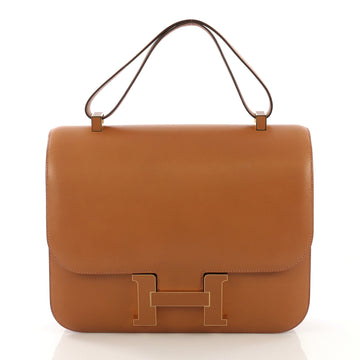 Hermes Bicolor Constance Cartable Bag Veau Butler 29 Brown 408131