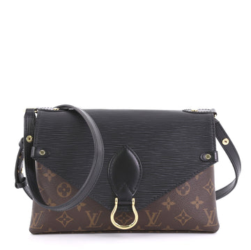 Louis Vuitton Saint Michel Handbag Monogram Canvas and Epi Leather