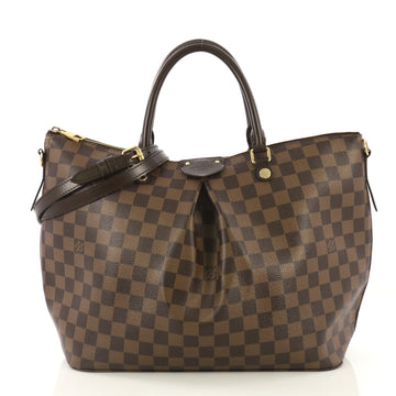 Louis Vuitton Siena Handbag Damier GM Brown 408521