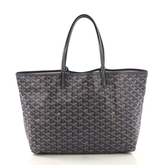 Goyard St. Louis Tote Coated Canvas PM Blue 408846