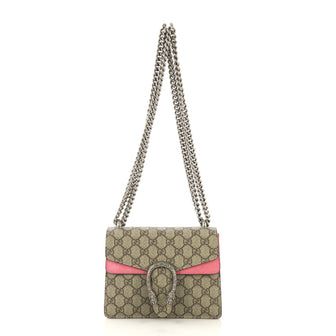 Gucci Dionysus Handbag GG Coated Canvas Mini Neutral 408911