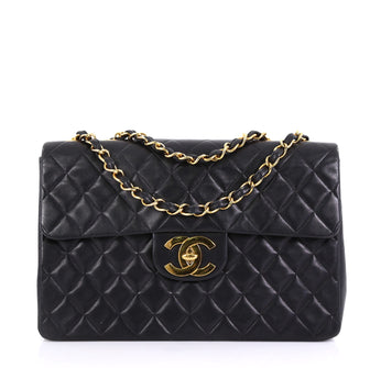 Chanel Vintage Classic Single Flap Bag Quilted Lambskin 4090045