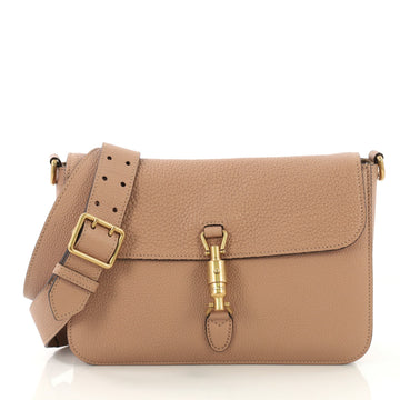 Gucci Jackie Soft Convertible Shoulder Bag Leather Neutral 4090053