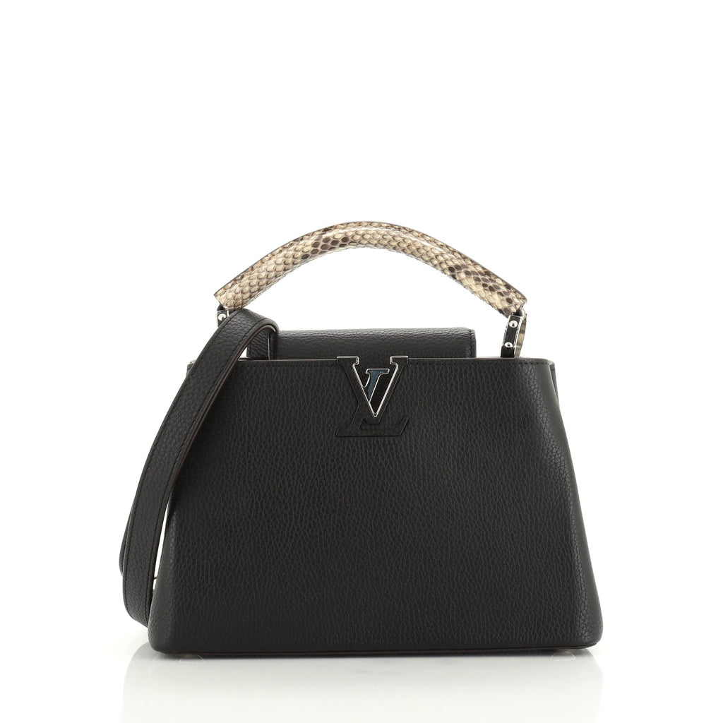 FIRE PRICE* Louis Vuitton Capucines-BB Bag in Black and Python