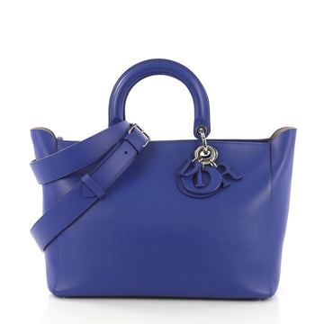 Christian Dior Diorissimo Zip Tote Smooth Calfskin Large 409131