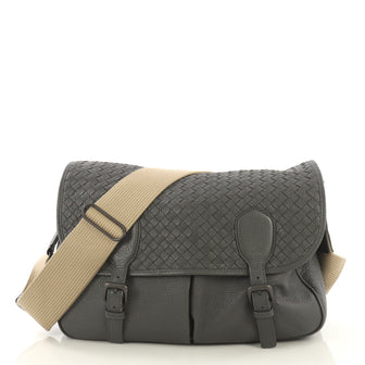 Bottega Veneta Gardena Messenger Bag Cervo Leather with 409171