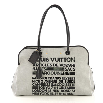 Louis Vuitton Articles de Voyage Malles Handbag Canvas Gray 409363