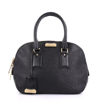 Burberry Orchard Bag Heritage Grained Leather Small Black 409694