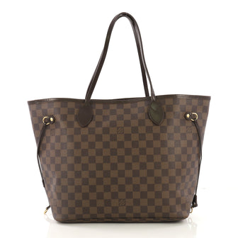 Louis Vuitton Neverfull Tote Damier MM Brown 4097711
