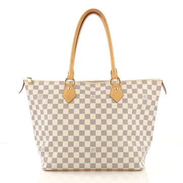 Louis Vuitton Saleya Handbag Damier MM White 4097720
