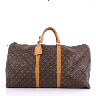 Louis Vuitton Keepall Bag Monogram Canvas 60 Brown 4097752