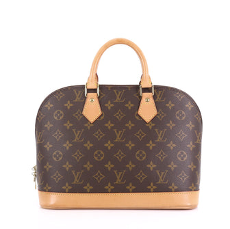 Louis Vuitton Vintage Alma Handbag Monogram Canvas PM