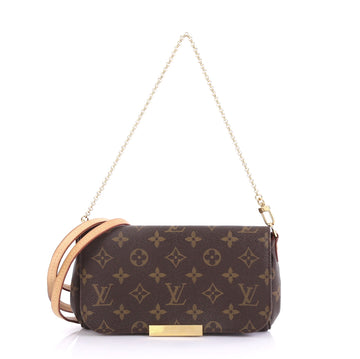 Louis Vuitton Favorite Handbag Monogram Canvas PM Brown 409791