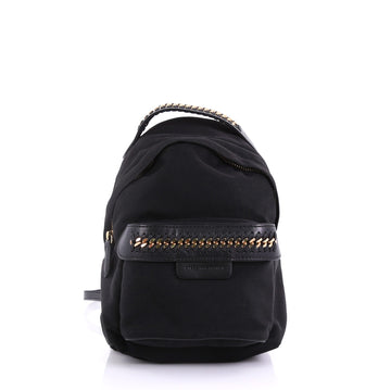 Stella McCartney Falabella Go Backpack Nylon Mini Black 409811