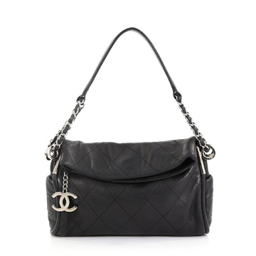 Chanel Ultimate Soft Hobo Leather Small Black 410072